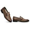 ZERO 2025 Genuine Leather Canvas Ultra Business Size Men's Loafers, Breathable, Comfortable, Non-Slip, Hardwearing, Casual, Lightweight, Brown, 25.0cm