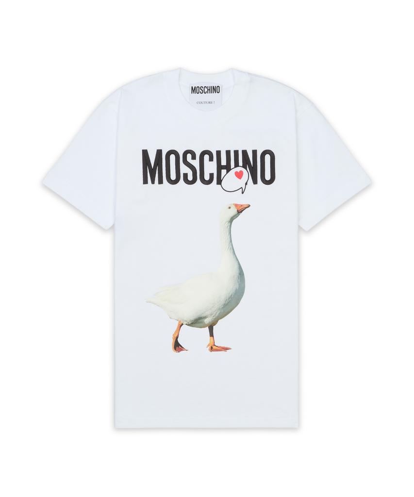 MOSCHINO Goose T-Shirt - White / Aef251Ea071505411001