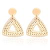 New Fashion Round Occident Clip On Earrings For Women Geometric Round Earring Wedding Jewelry