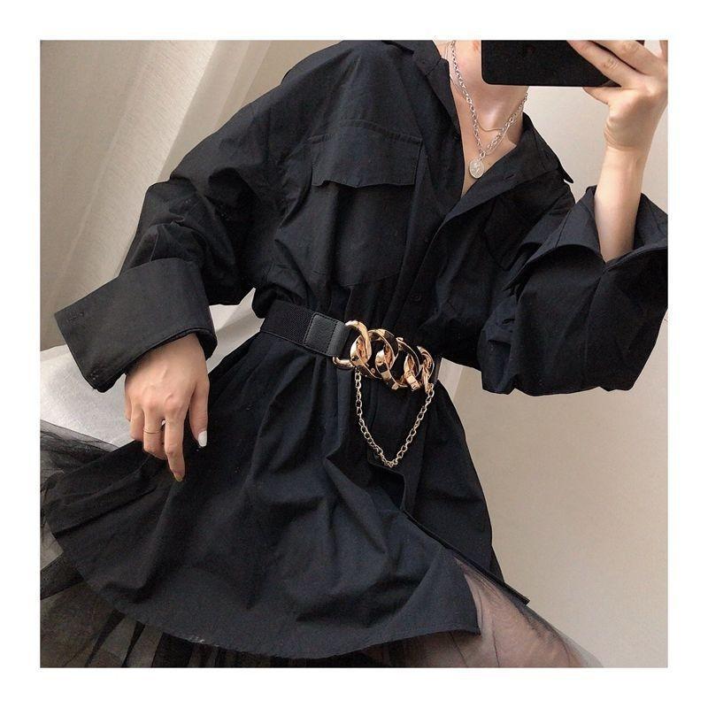 Womens Flexible Trendy Waistband Dress Belt For Effortless Fashion And Comfort