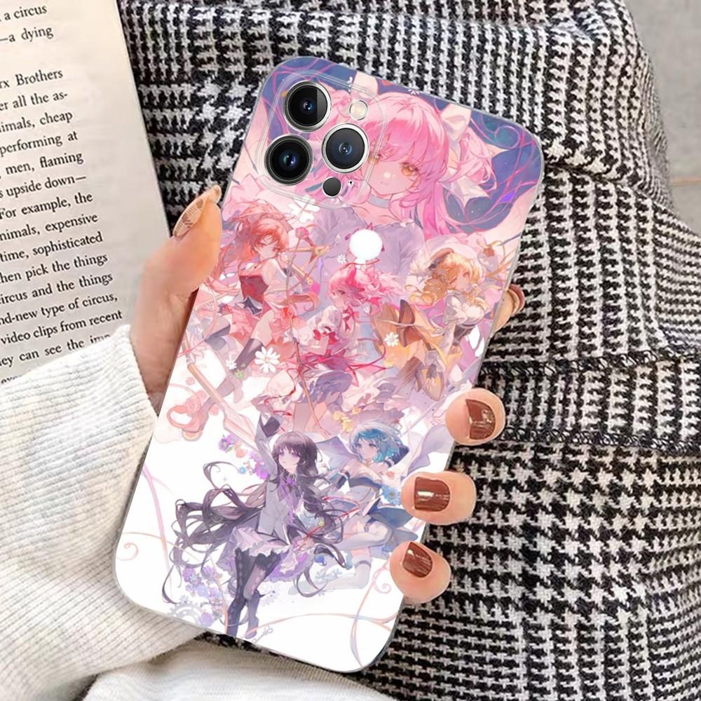 Puella Magi Madoka Magica Phone Case For IPhone 16 15 14 13 12 Mini 11 Pro XS Max X XR SE 6 7 8 Plus Soft Silicone Cover