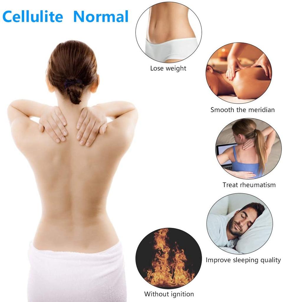 Anti-Cellulite-Silikon-Saugnäpfe Banken Vakuummassage Schröpfmassagegerät für Glas Physiotherapie Dosen Set Fatburner Geschenktüte