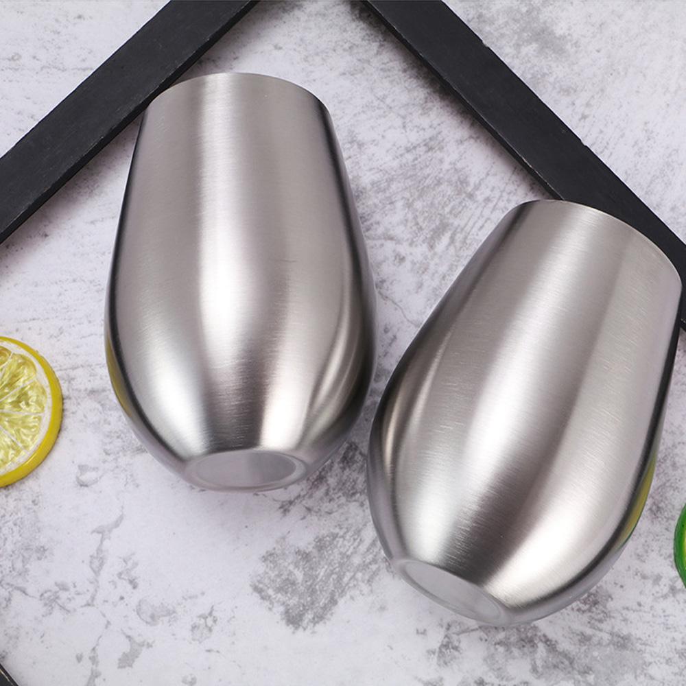 500ML Stainless Steel Beer Cup Whiskey Wine Glasses Coffee Mugs Tumbler Drinkware Gifts for Home Parties and Outdoor Camping
