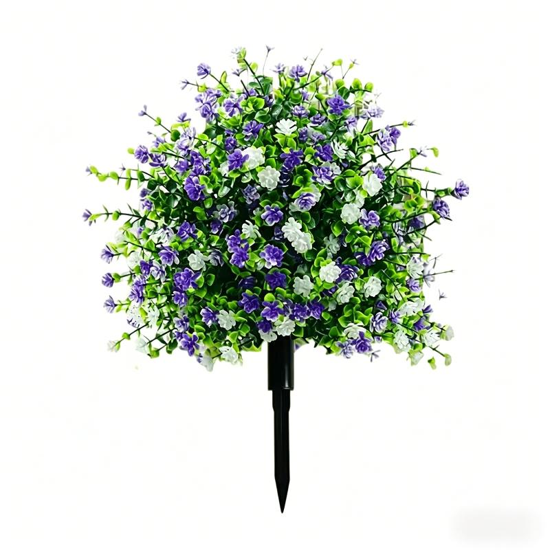 

Artificial Flower,Artificial Petunias With Ground Stake, 18 Outdoor Faux Flowers For Garden, Yard, Planter And Porch