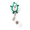 ID Card Nurse Badge Reel Silicone Fruits Retractable Badge Holder  Office School Supplies