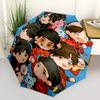 1PC Kpop Automatic Folding Umbrella, Automatic Folding Umbrella with 8 Ribs, Convenient for Outdoor Use  001