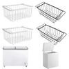 4 Pcs Fruit Basket Muti-Purpose Storage Metal Baskets Vegetable Fruit Basket for Pantry Organizers and Storage