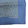 Excellent HERMES scarf Petit Carré Carré 45 Gavroche All-over print Navy silk Used