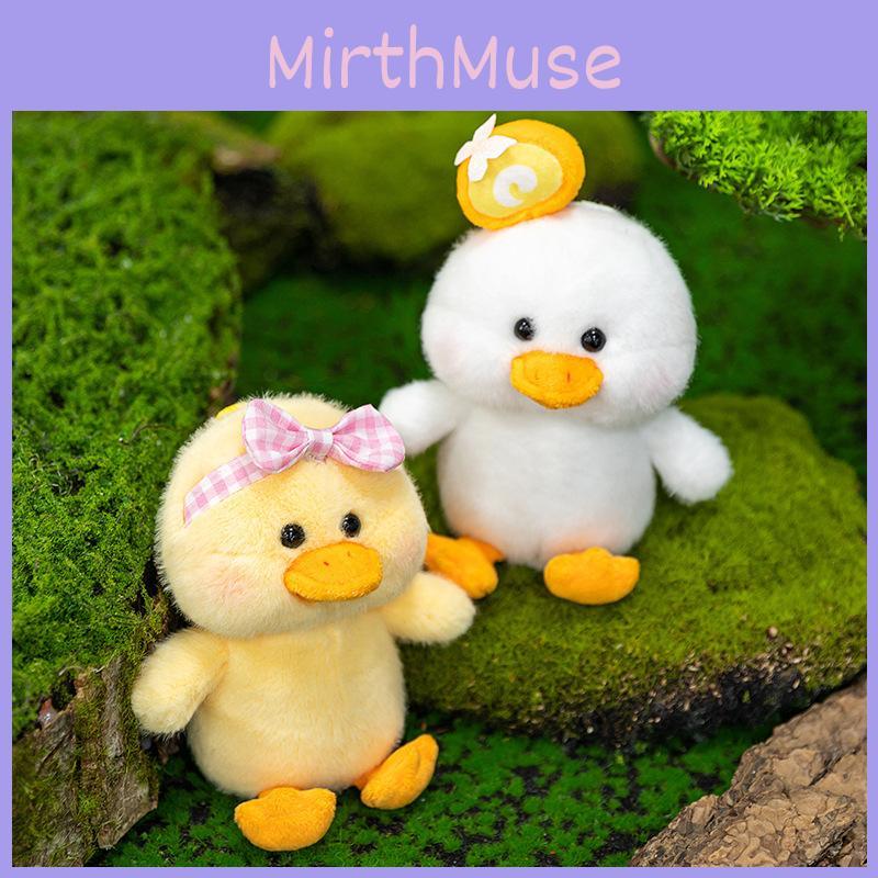 Mousse White Duck Animal Plush Hanging Toy With Pp Cotton Filling For Kids