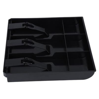 Pénztárgép Fiók Betét Tálca 3 Bankjegy/3 Érme Rekesszel és Csipesszel Pénztároláshoz Betét Tálca Több Rekesszel