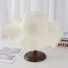 Summer Big-Brimmed Straw Hat Women'S Sunscreen Sunshade Seaside Outing Wavy Edge Fashion Versatile Wide-Brimmed Sun Hat