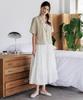 Hyfve Summer Linen Blend Crop Short Sleeve Jacket