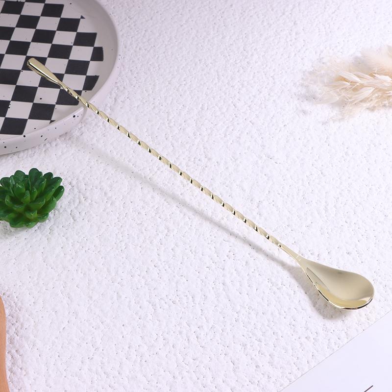 

Длинная ручка для коктейлей, барменская палочка для смешивания, ложка, инструмент бармена из нержавеющей стали, шейкер для виски, кухонные принадлежности для бара