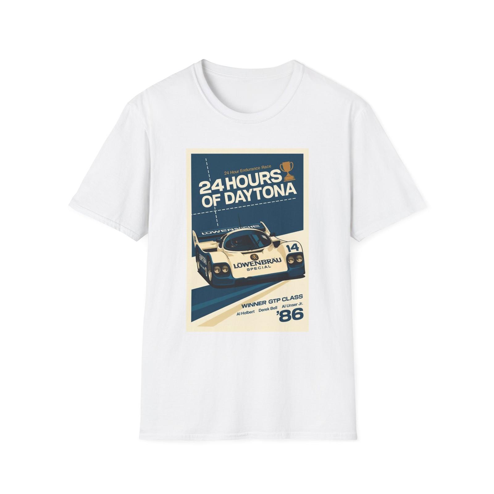 1986 Daytona 962 Löwenbräu T-Shirt – Retro Endurance Racing Tee Unisex T-Shirt M