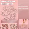 Household Foot Massage Mat Flower Shaped Jogging Pad Feet Massaging Plate  Outdoor Game