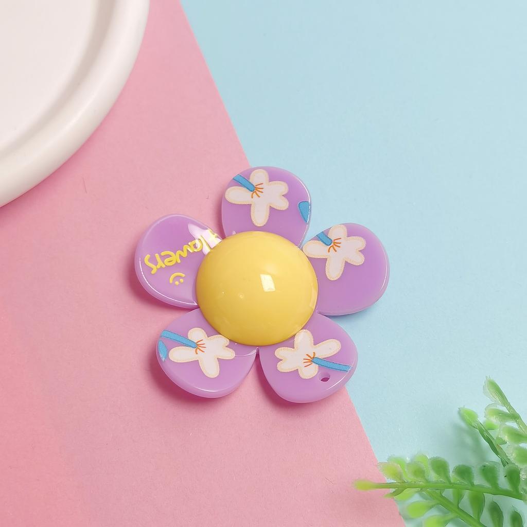 100pcs Flowers Slime Charms Scrapbooking Phone Case Decoration DIY Crafts Jewelry Making Accessories Girls Shoes Decorations