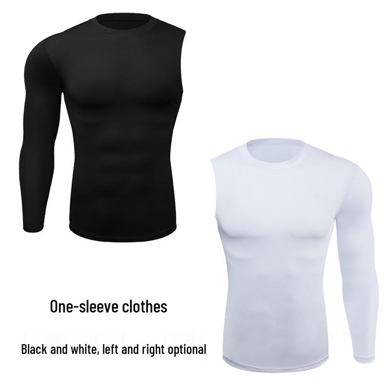 

Men s Cross-Border Exclusive Quick-Dry Tight Training Sleeve Large