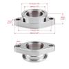 Steel 38mm To 38mm Flange Adapter Convenient 38mm To 38mm Manifold Adapter Easy To Install 2 Bolt Flange Adapter for DIY