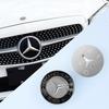 IVH2 2026 Hot 57mm Car Front Hood Emblem Badge For Mercedes Benz AMG W203 W204 W210 W211 W212 W220 A0008171701 Bonnet 2 Pins Decor Ac