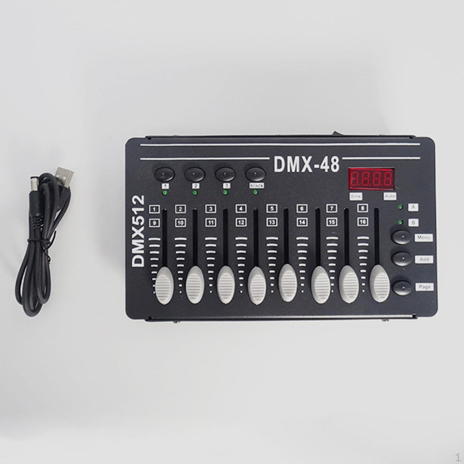 

Dmx контроллер управления светом диско пульт танцевальный с USB кабелем диджей