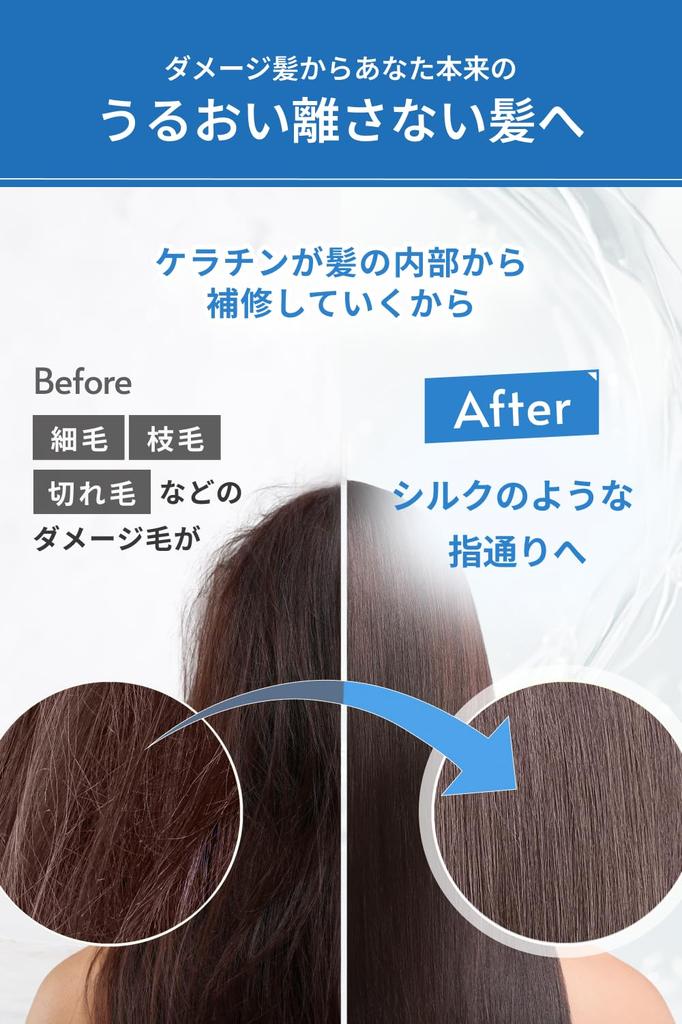 Advanced Clinicals Keratin Hair Large 340g [Official Japan] Mask, Non-Greasy, Capacity,