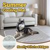 Cooling Pet Mat Breathable Washable Summers Pad Cats Cats Auto Cool Blanket for Crates and Bed Sleeps