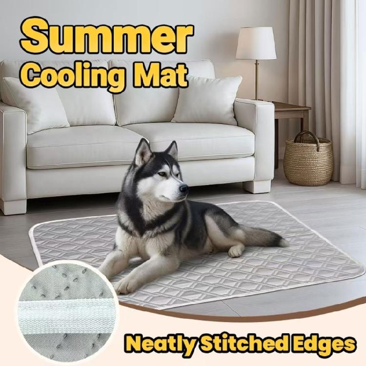 Cooling Pet Mat Breathable Washable Summers Pad Cats Cats Auto Cool Blanket for Crates and Bed Sleeps