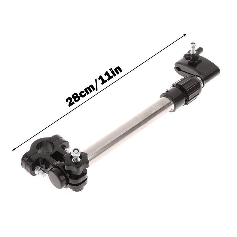 Wheelchair Umbrella Attachment Wheelchair Stroller Umbrella Attachment Stainless Steel Handle Holder Clamp Supporter Connector