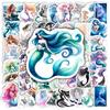 Cute Mermaid Stickers Cartoon Waterproof Vinyl Decal DIY Decor for Scrapbook Luggage Water Bottles Laptop Phone Journal Kid Toys