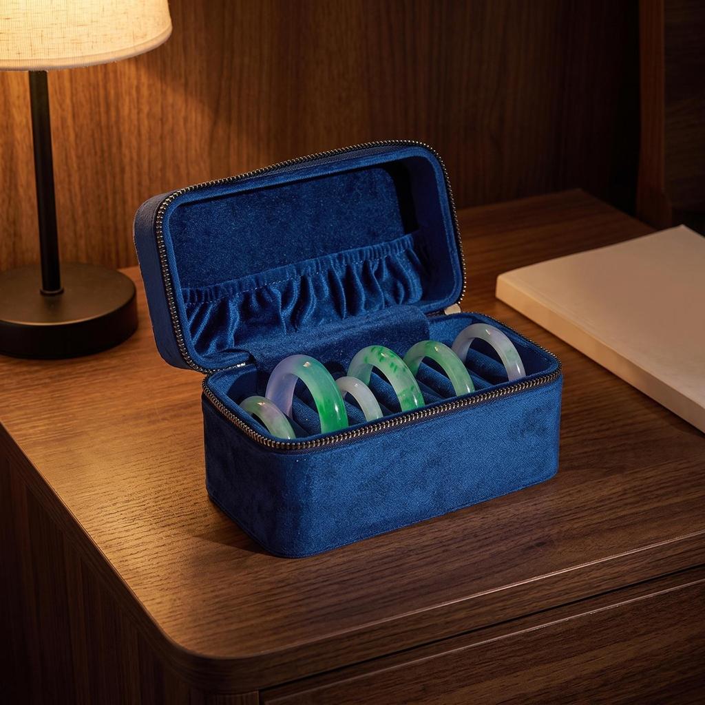 Jewelry Organizer Box Safekeeping Bracelet Compact for Dresser