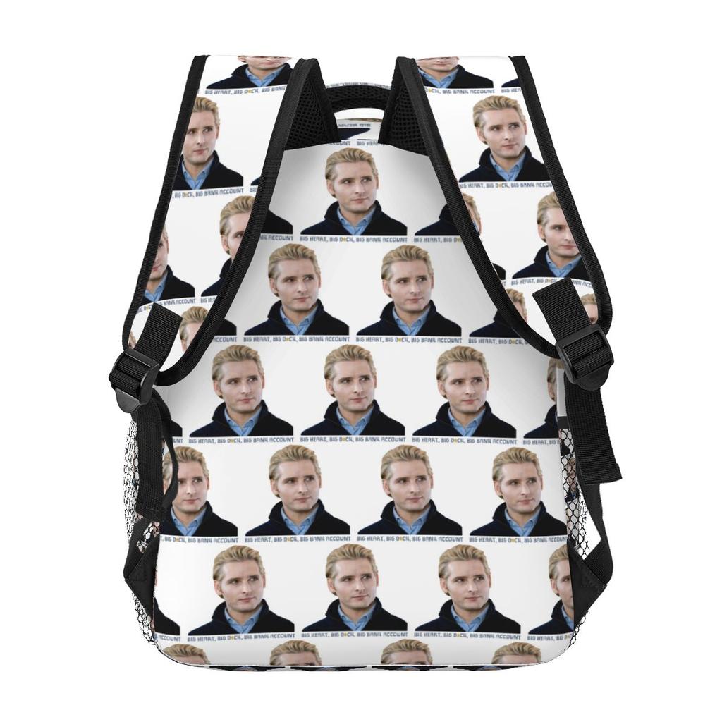 Big Heart Dr Carlisle Cullen Twilight Backpacks Boys Girls Bookbag Students School Bags Cartoon Laptop Rucksack Shoulder Bag