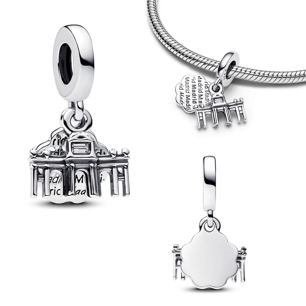 New Copper Border Building Jesus Gold Cross Charm Swinging Pendant Diy Fit For Original Diy Bracelet Women'S Boutique Jewelry