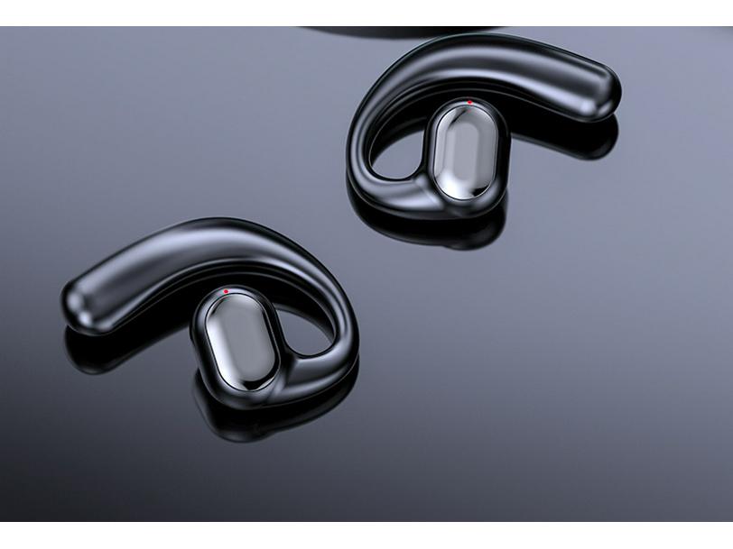 New Bone Conduction Bluetooth Sports Earphones with Dual Ear, Non-In-Ear Design, Digital Display, and Sweatproof.