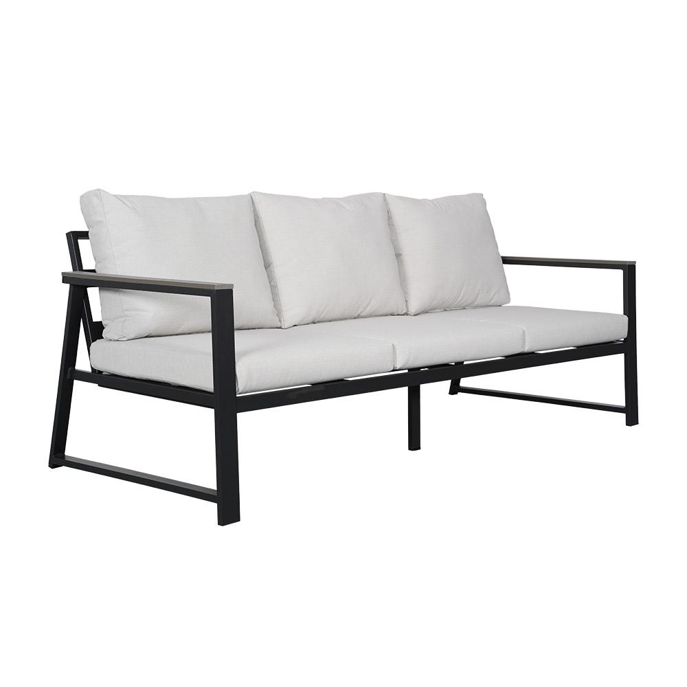 Sleek Contemporary Style All‑Aluminum Four‑Piece Weather‑Resistant Outdoor Sofa Furniture Set