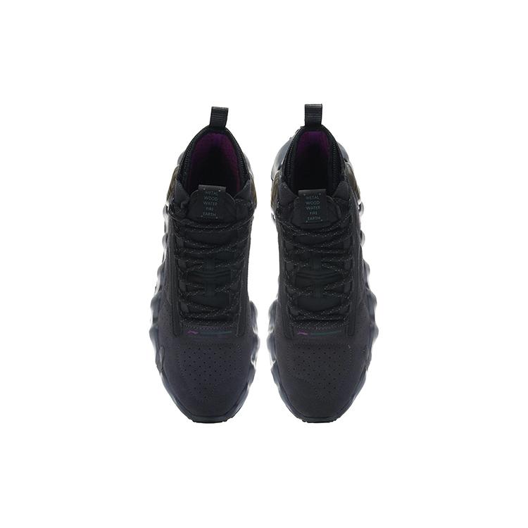Li Ning WuXing 2 Wntr Textile, Synthetic Leather Reflective Cushioning Slip Resistant Rebound Low top AGBR057-5