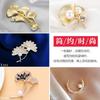 Elegant Floral Brooch Women Alloy Pin With Rose Design Fashion Office Accessory Lapel Gift Girlfriend
