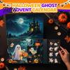 Halloween Puzzle Board 2026 Ghost Advent Calendar, 24 Day Countdown Figurine Set, Spooky Game Collectible Glow In Dark Toy for Kids, Party Favor Kids