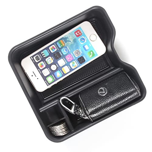 Sauicemy Car Storage Tray, Built-in Console Box, Insert Tray, Center Console Tray, Armrest Box Storage, Phone Tray, Storage Box, Small Item Storage, O
