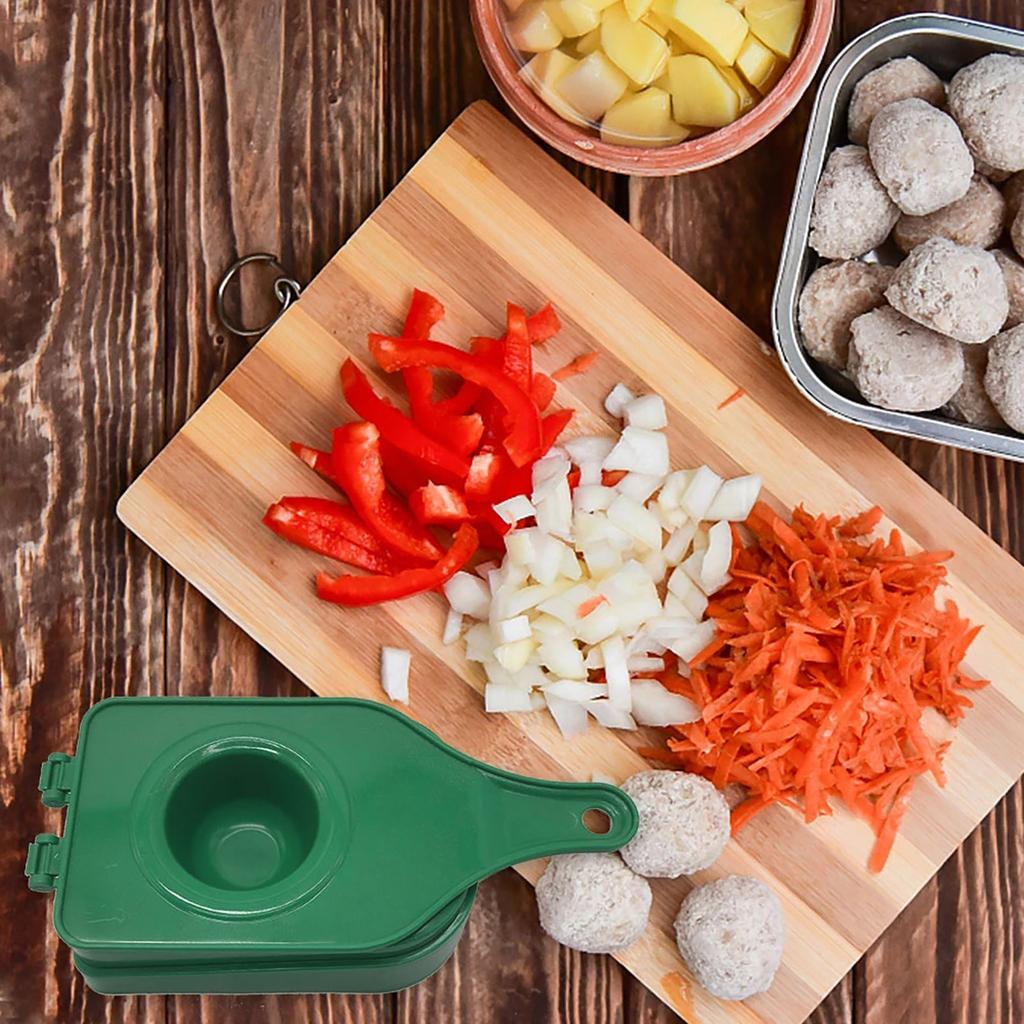 Plastic Meatball Maker Clip Fish Meat Ball Rice Ball Making Mold Kitchen Gadgets Green Bacon Banana Mold Meatloaf Meatball Molds
