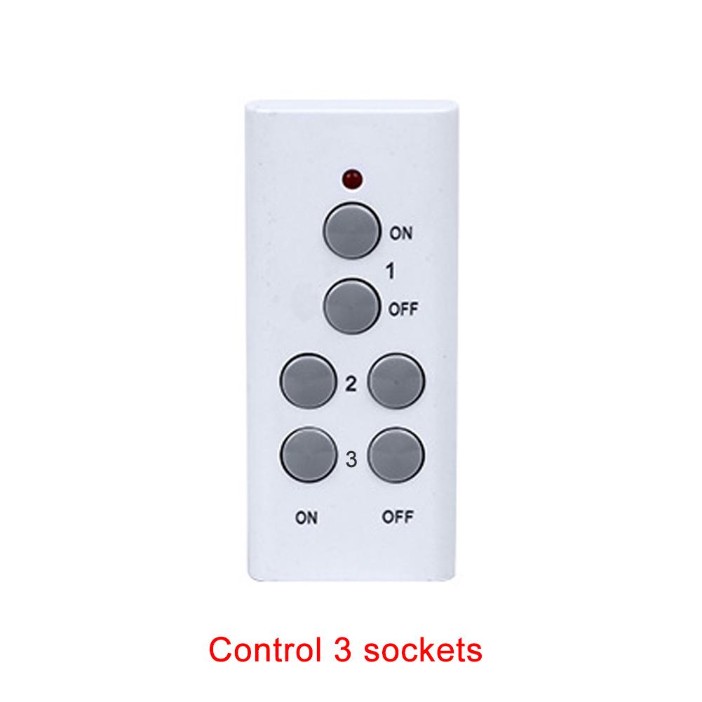 

Wireless Smart Remote Control Socket Plug Power Outlet Light Switch Plug Socket Power Outlet Socket EU Plug with Remote Control 110V-250V&UK