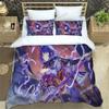 3D Anime Genshin Impact 3D Duvet Cover Bedding Set Comforter Linen Pillowcases Home Decor Single Double Twin King Queen