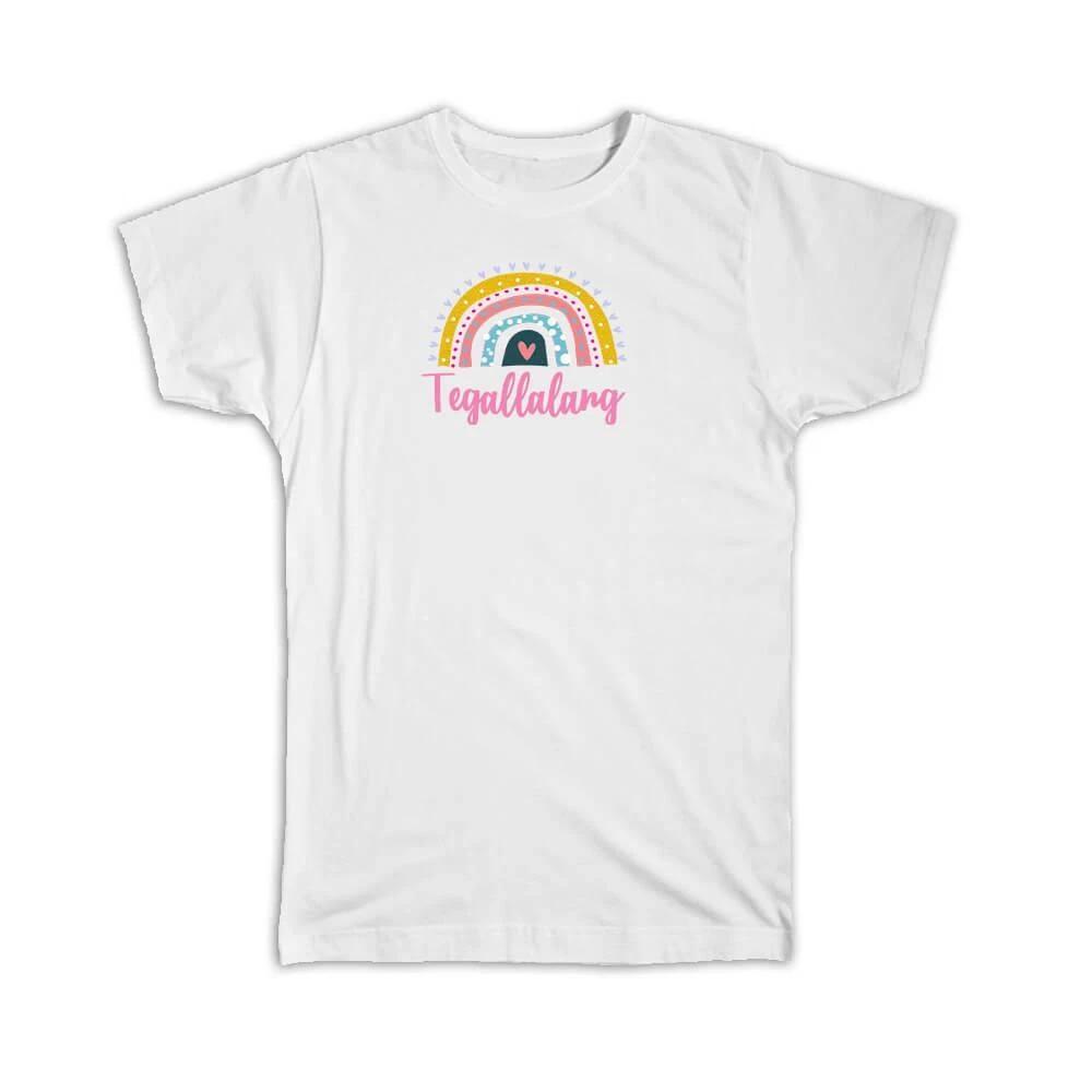 Gift T-Shirt : Bali Indonesia Tegallalang Rainbow L