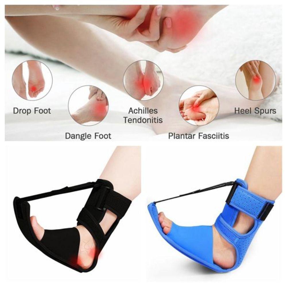 Adjustable Straps Plantar Fascia Splint Achilles Tendonitis and Heel Pain Relief Lightweight Adjustable Straps Comfortable