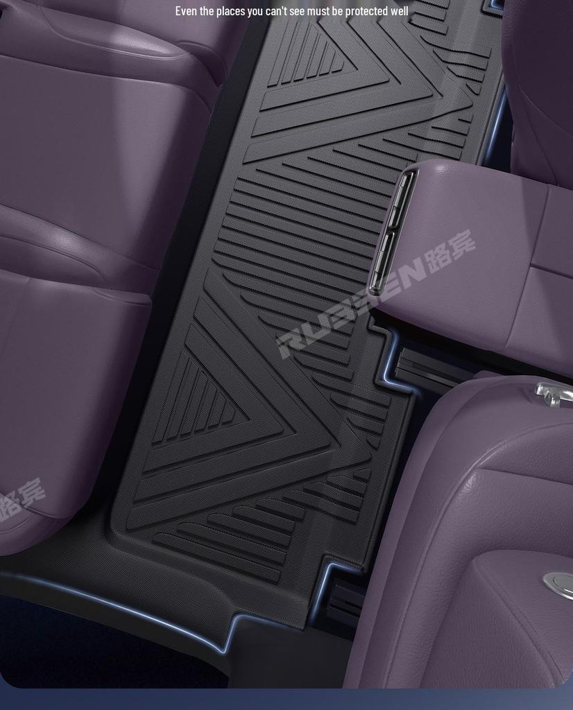 Lubbin TPE Waterproof Floor Mats for Leapmotor C11 – Full Coverage, Wear-Resistant Door Sill Protectors.