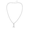 Jbans Classic Double Feather Pendant Black String Necklace (C2301-An731_Bk)