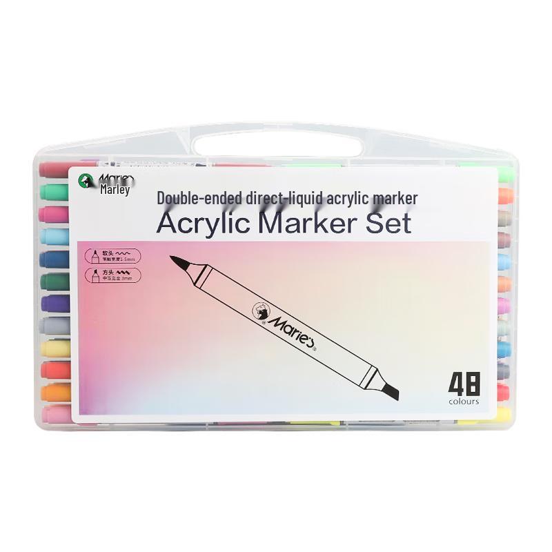 Marie s Double-Tip Liquid Acrylic Marker Pen