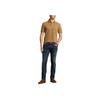 Polo Ralph Lauren Solid Color Logo Embroidered Casual Short Sleeve Polo Shirt Men Tops Brown Yellow MNPOKNI1N822948-270