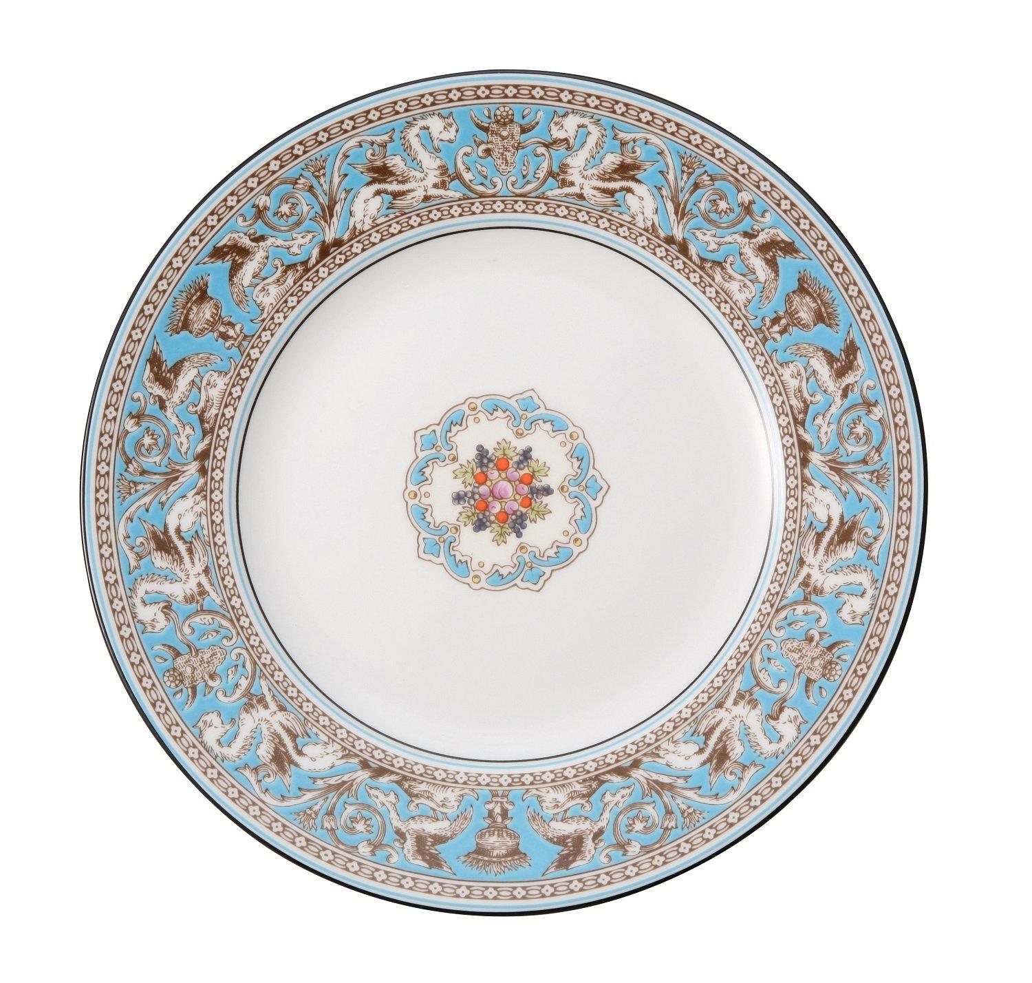 Wedgwood Florentine Turquoise Свадебная 50102601007 [Официальный импорт] Тарелка, 18 см, Подарок,