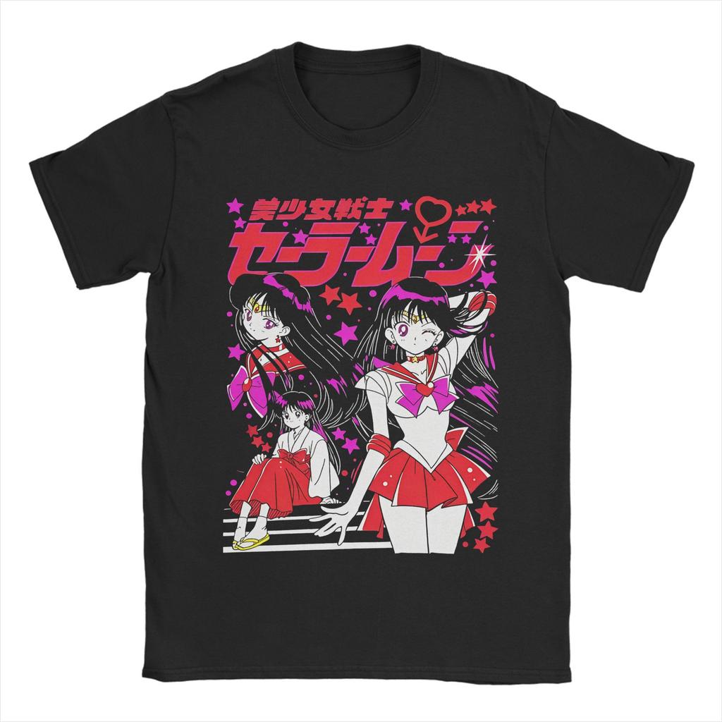 Sailor Moons Grösste Abenteuer T-Shirts Unisex Damen Baumwolle Humorvolle T-Shirts Rundhals T-Shirt Kurzarm Tops Geschenkidee