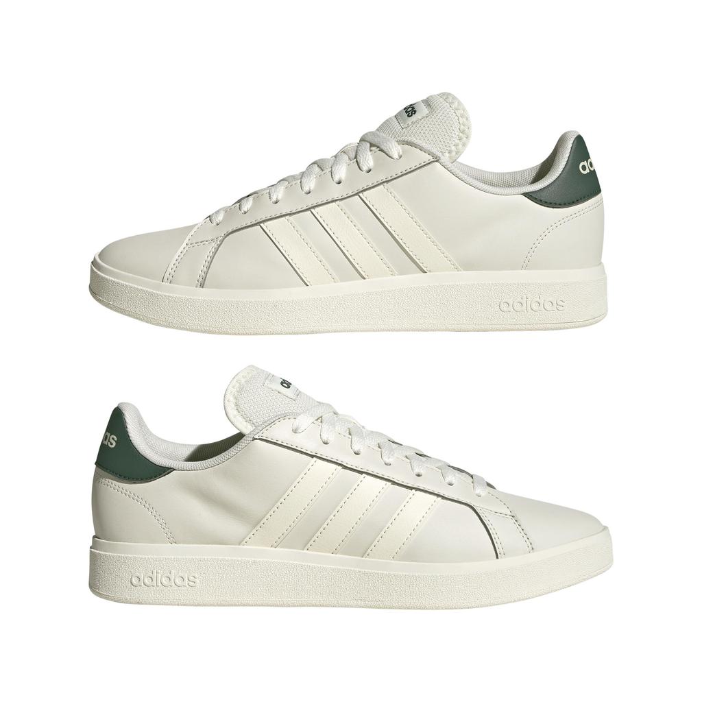 Adidas Grand Court Base LIT50 Orbit Ivy Size cm 2.0 Sneakers, Gray/Off-White/Legend (JQ0527), 26.5